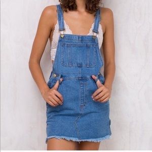 Princess Polly Crowe Valley Denim Pinafore